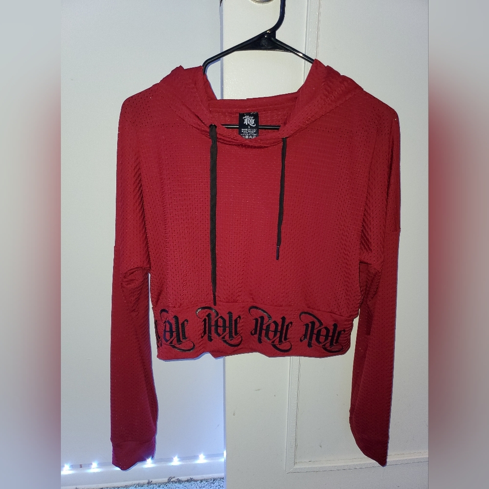 Off The Pole Cropped Pole Hoodie